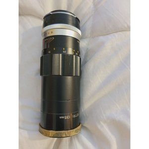 Petri 1:3.8/135mm Black Camera Lens with Black Carrying Case